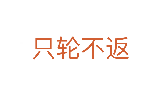 只轮不返