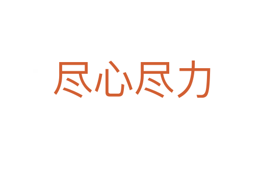 尽心尽力