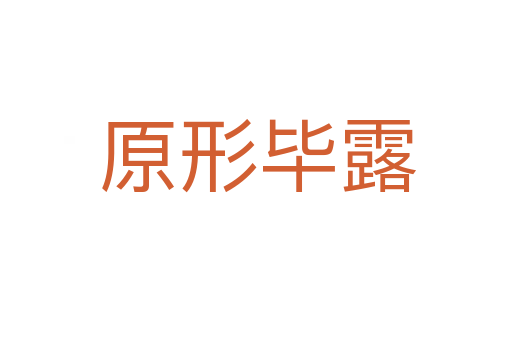 原形毕露