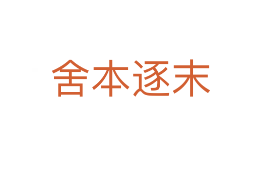 舍本逐末