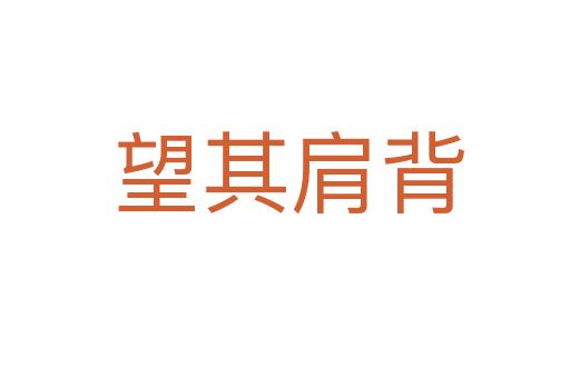 望其肩背