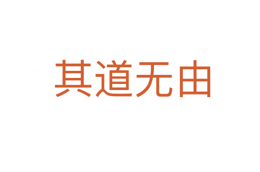 其道无由