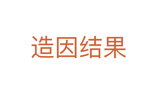 造因结果