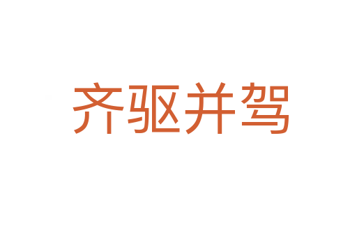 齐驱并驾
