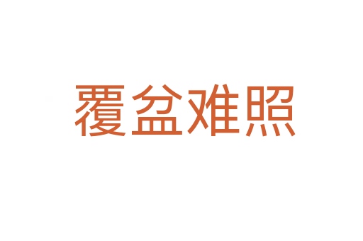 覆盆难照