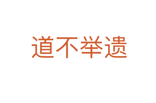 道不举遗