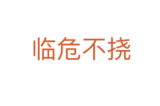 临危不挠