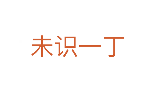 未识一丁