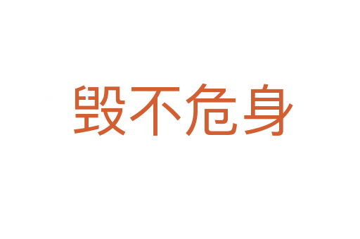 毁不危身