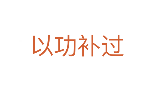 以功补过