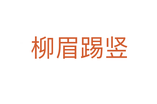 柳眉踢竖