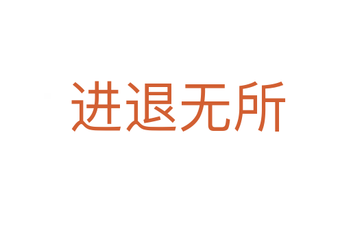 进退无所