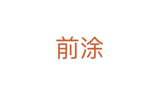 前涂