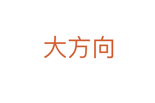 大方向