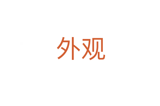 外观