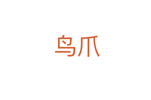 鸟爪
