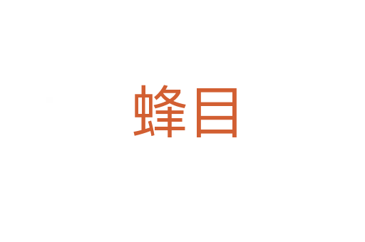 蜂目