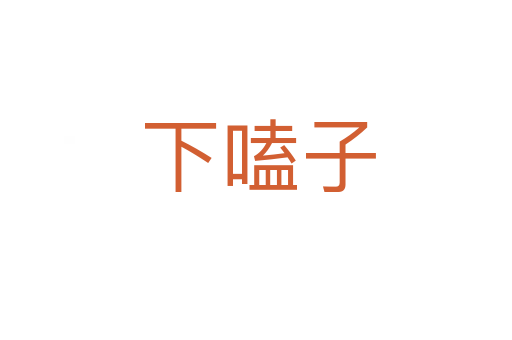下嗑子