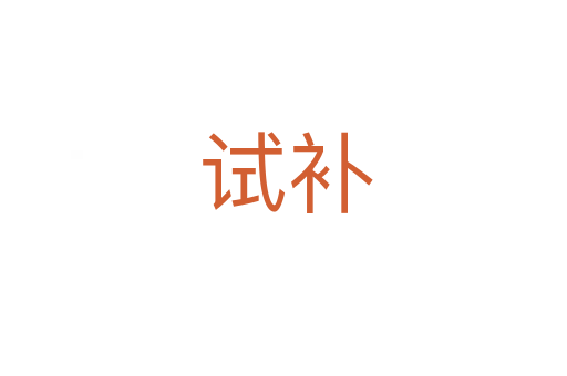 试补
