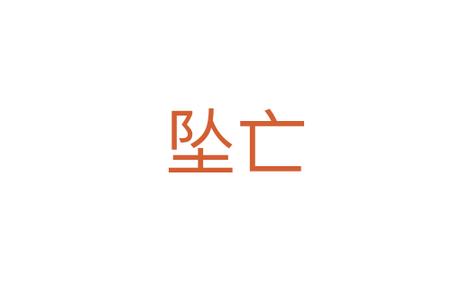 坠亡
