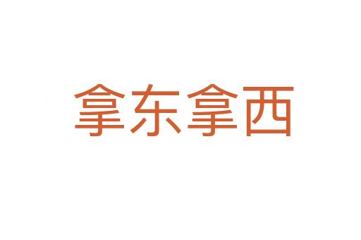 拿东拿西