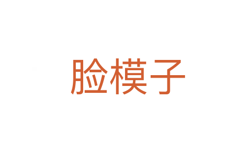 脸模子