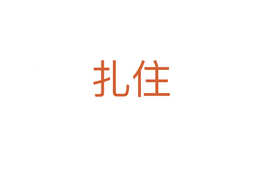 扎住