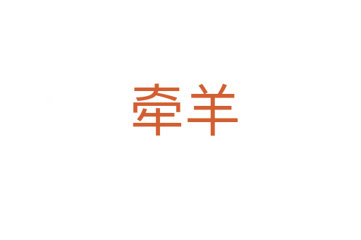 牵羊