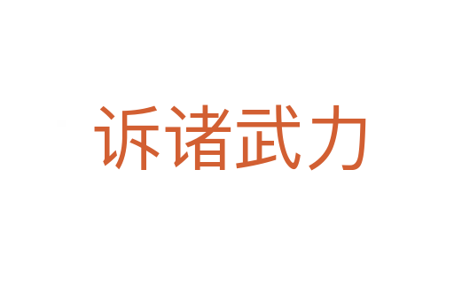 诉诸武力