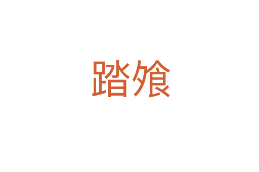 踏飧
