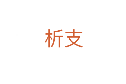 析支