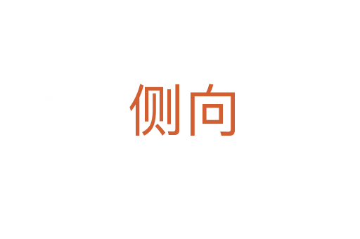 侧向