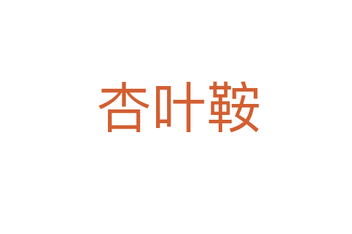 杏叶鞍