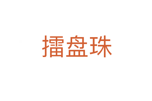 擂盘珠