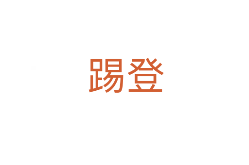 踢登