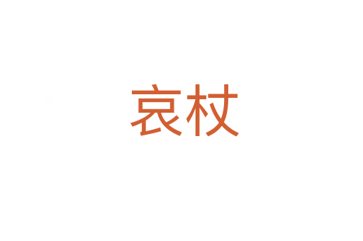 哀杖