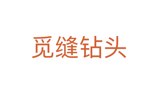 觅缝钻头