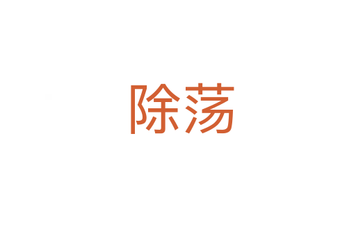除荡