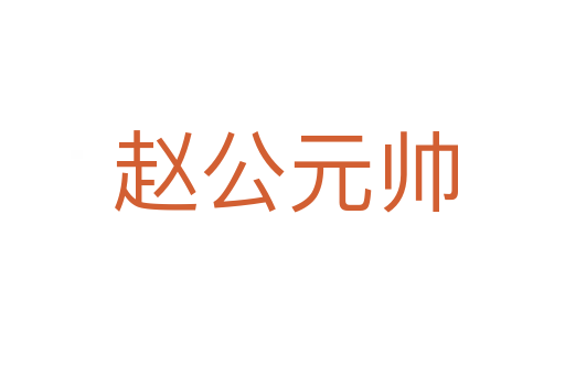 赵公元帅