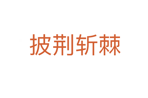 披荆斩棘