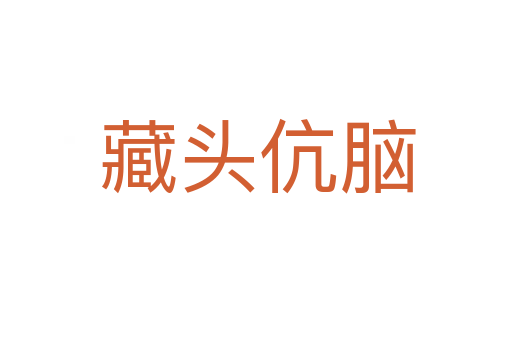 藏头伉脑