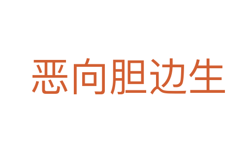 恶向胆边生