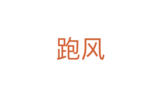 跑风