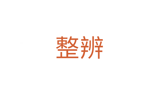 整辨