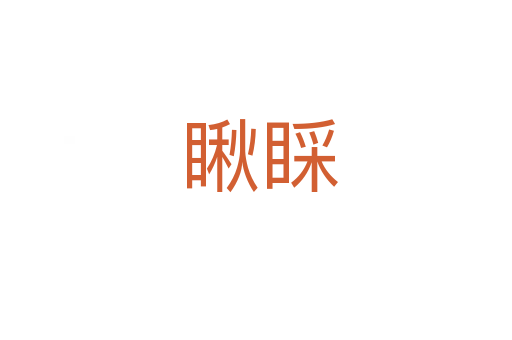 瞅睬