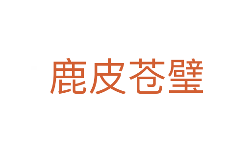 鹿皮苍璧