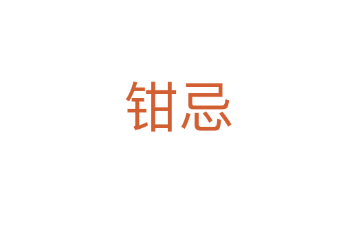 钳忌
