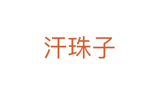 汗珠子