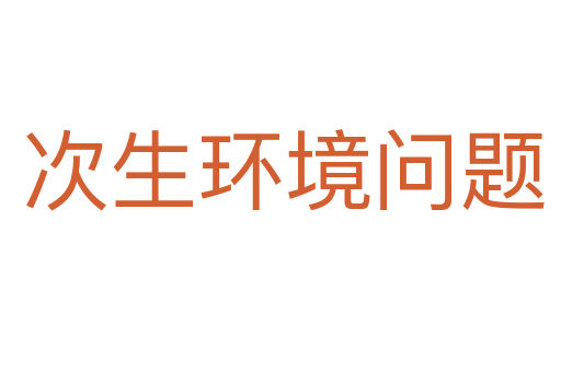 次生环境问题