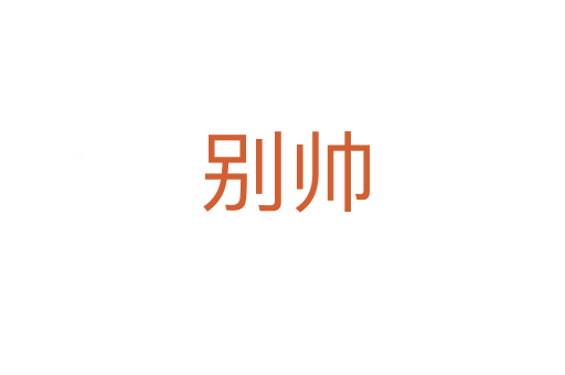 别帅